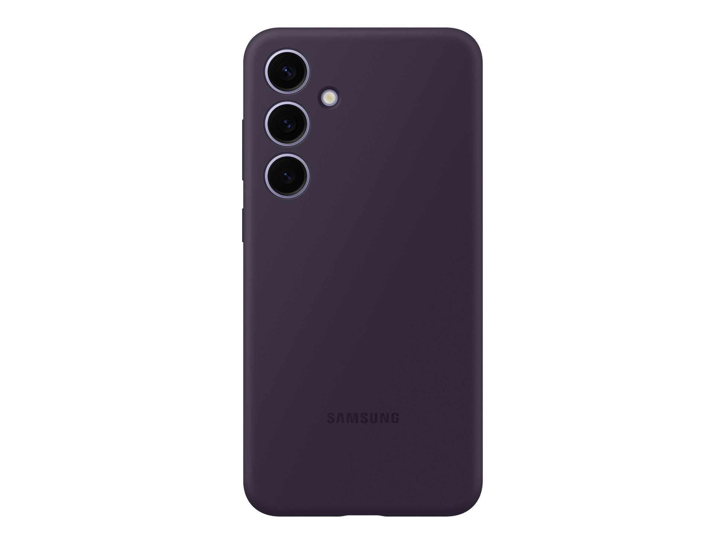 Samsung Galaxy S24+ Silikondeksel (mørk llilla)